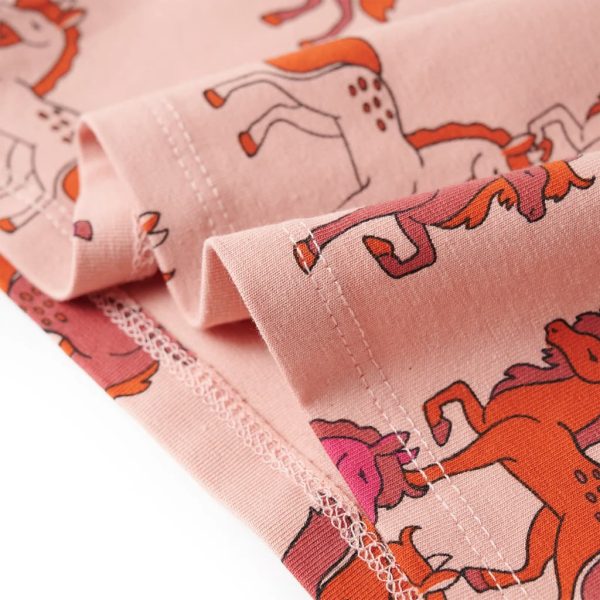 Pijama de manga comprida para criança rosa-claro 92 - Image 9