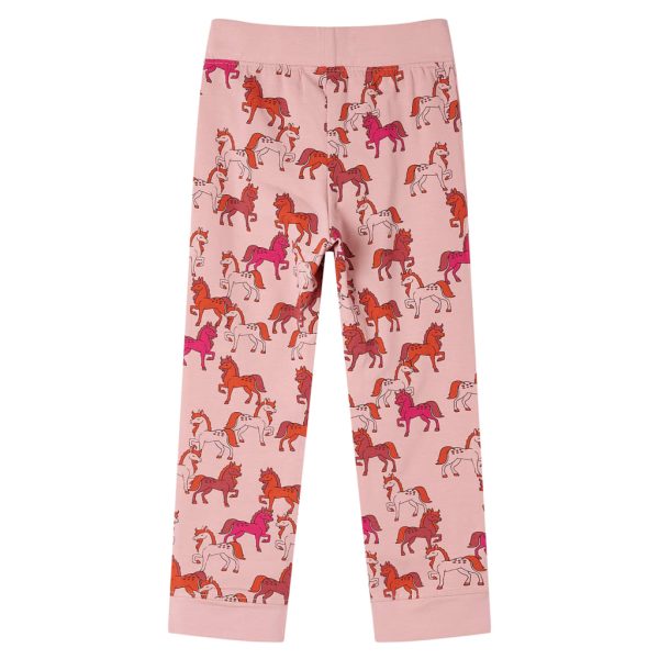 Pijama de manga comprida para criança rosa-claro 116 - Image 4