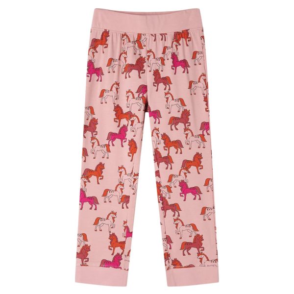 Pijama de manga comprida para criança rosa-claro 116 - Image 5