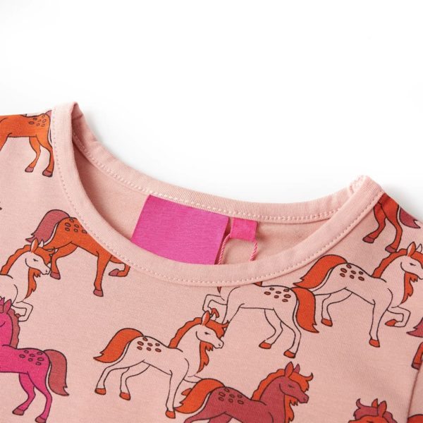 Pijama de manga comprida para criança rosa-claro 116 - Image 6