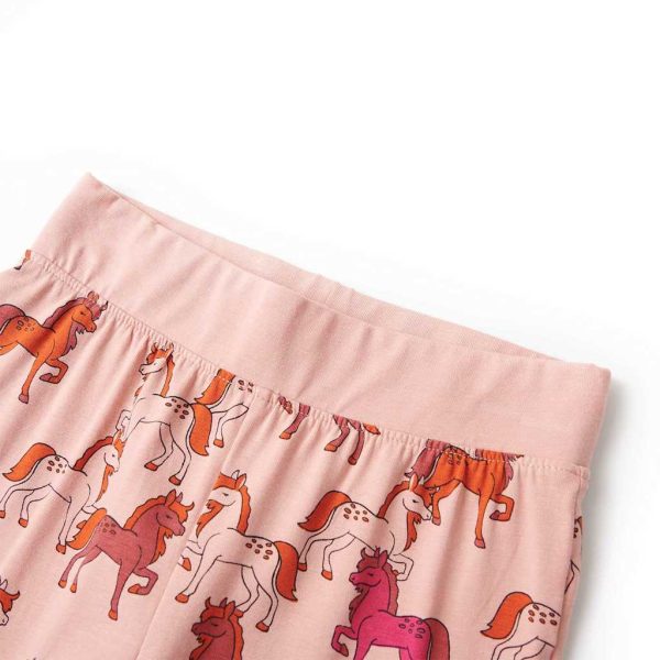 Pijama de manga comprida para criança rosa-claro 116 - Image 9