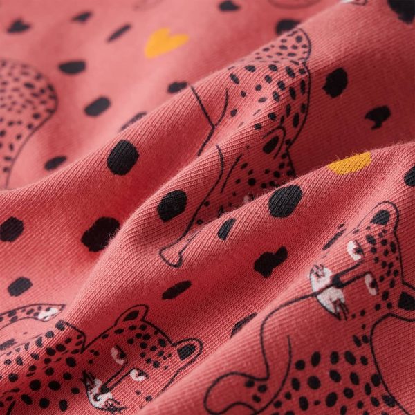 Pijama de manga comprida para criança rosa-velho 104 - Image 12