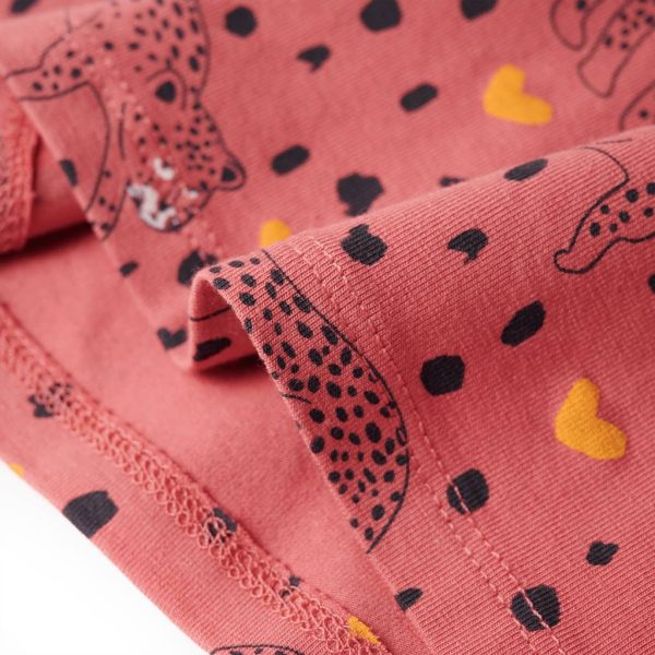 Pijama de manga comprida para criança rosa-velho 104 - Image 9