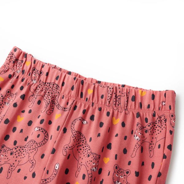 Pijama de manga comprida para criança rosa-velho 104 - Image 10