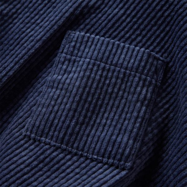 Saia para criança com bolsos bombazina cor azul-marinho 104 - Image 4