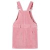 Vestido com peitilho para criança bombazina rosa-claro 104 - Image 2