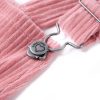 Vestido com peitilho para criança bombazina rosa-claro 104 - Image 5