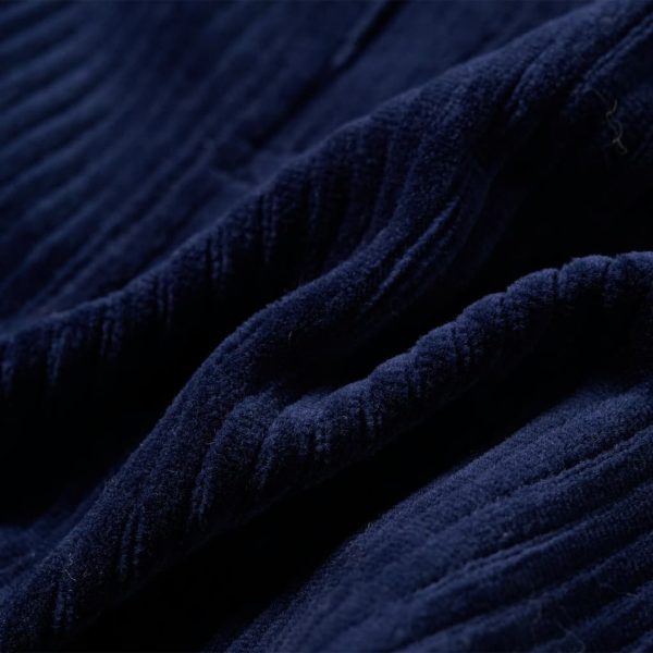Vestido com peitilho para criança bombazina azul-marinho 116 - Image 7