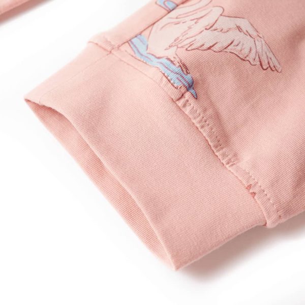 Pijama de manga comprida para criança rosa-claro 92 - Image 12