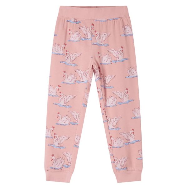 Pijama de manga comprida para criança rosa-claro 92 - Image 4