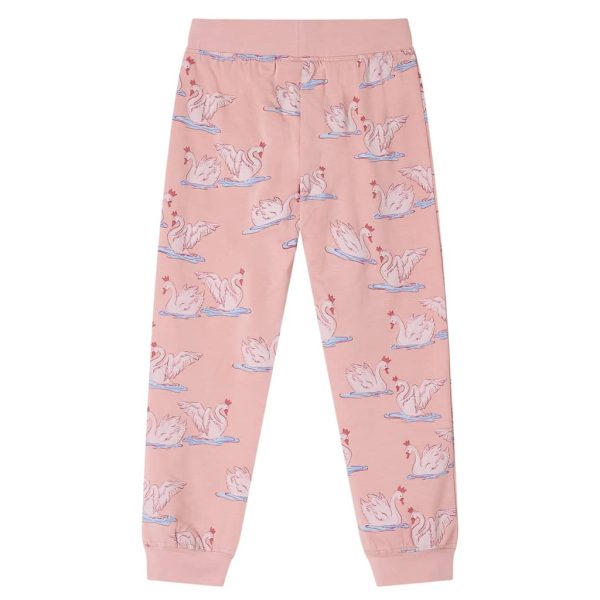 Pijama de manga comprida para criança rosa-claro 92 - Image 5