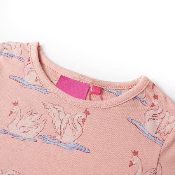 Pijama de manga comprida para criança rosa-claro 92 - Image 6