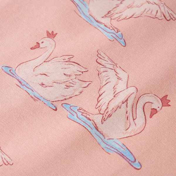 Pijama de manga comprida para criança rosa-claro 92 - Image 7