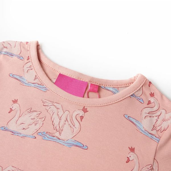 Pijama de manga comprida para criança rosa-claro 104 - Image 6