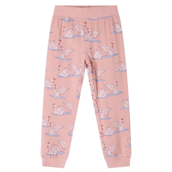 Pijama de manga comprida para criança rosa-claro 128 - Image 4