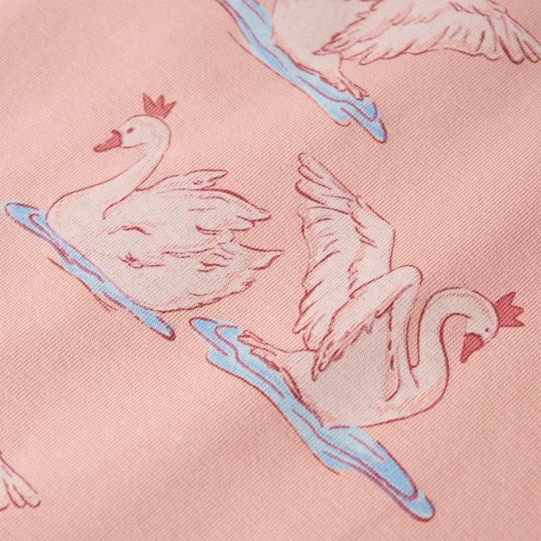 Pijama de manga comprida para criança rosa-claro 140 - Image 7