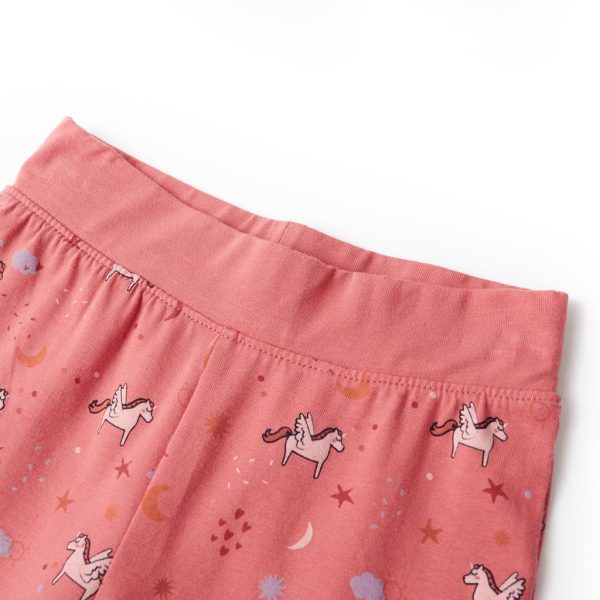 Pijama de manga comprida para criança rosa-velho 92 - Image 11