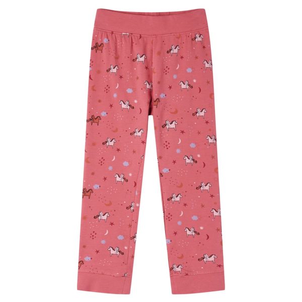 Pijama de manga comprida para criança rosa-velho 92 - Image 4