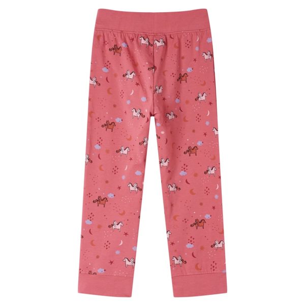 Pijama de manga comprida para criança rosa-velho 92 - Image 5