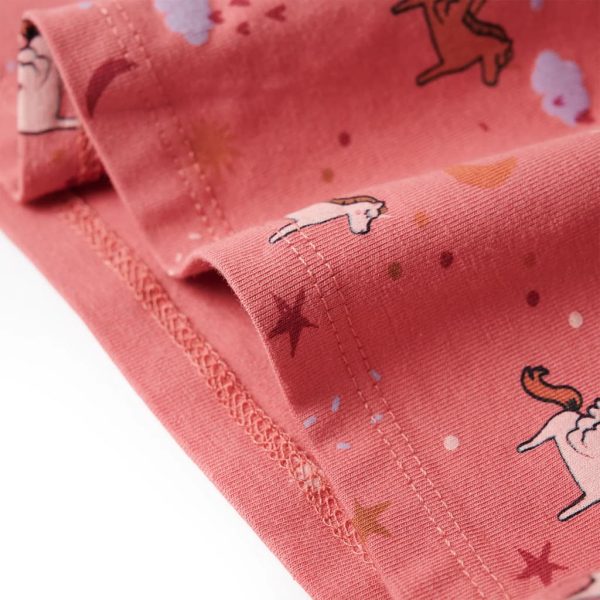 Pijama de manga comprida para criança rosa-velho 92 - Image 9