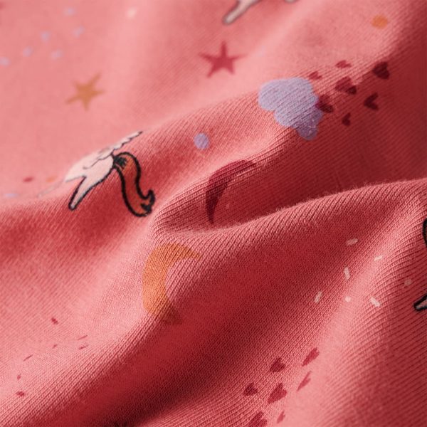 Pijama de manga comprida para criança rosa-velho 92 - Image 10