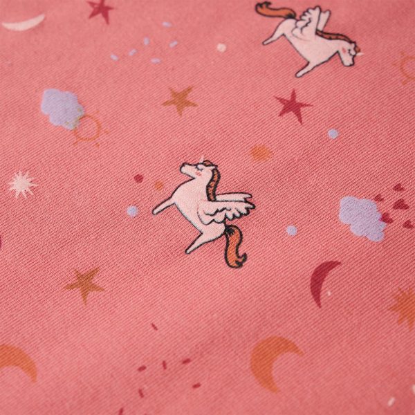 Pijama de manga comprida para criança rosa-velho 116 - Image 7