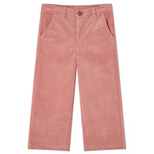 Calças para criança bombazina rosa-velho 104