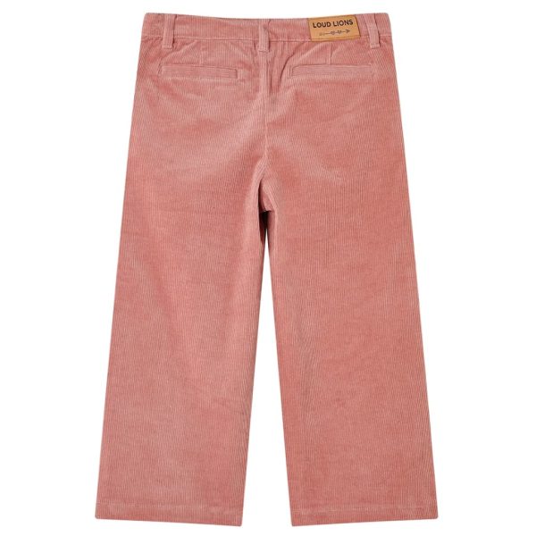 Calças para criança bombazina rosa-velho 104 - Image 2