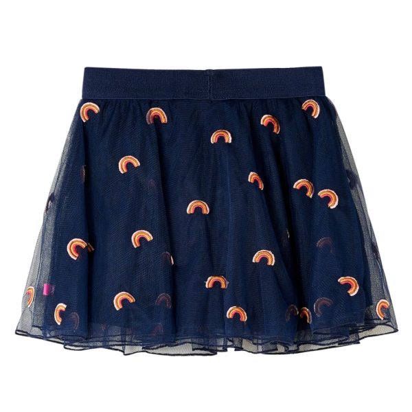 Saia para criança com tule azul-marinho 116 - Image 2