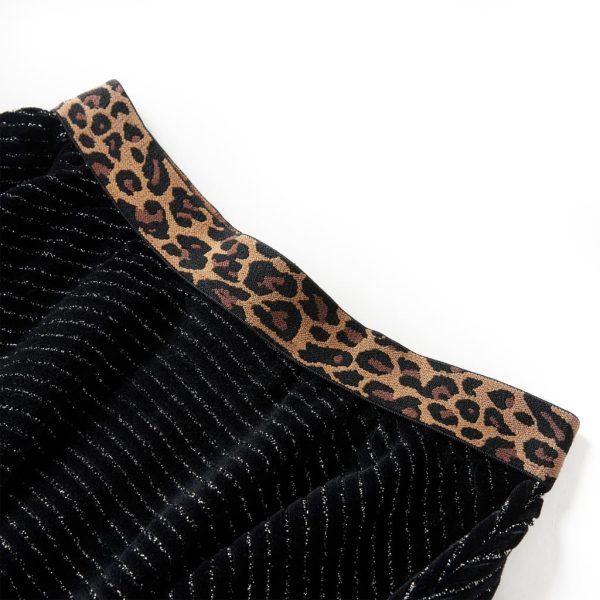 Saia para criança com cinta leopardo preto 92 - Image 3
