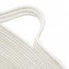 Cesto de arrumação Ø60x36 cm algodão castanho e branco - Image 5