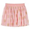 Saia de tule para criança rosa-claro 104