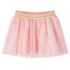 Saia de tule para criança rosa-claro 92