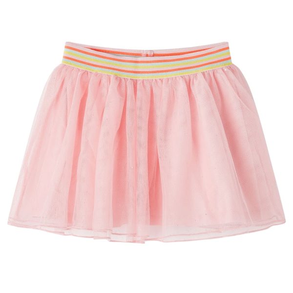 Saia de tule para criança rosa-claro 92