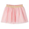Saia de tule para criança rosa-claro 104
