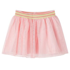 Saia de tule para criança rosa-claro 104