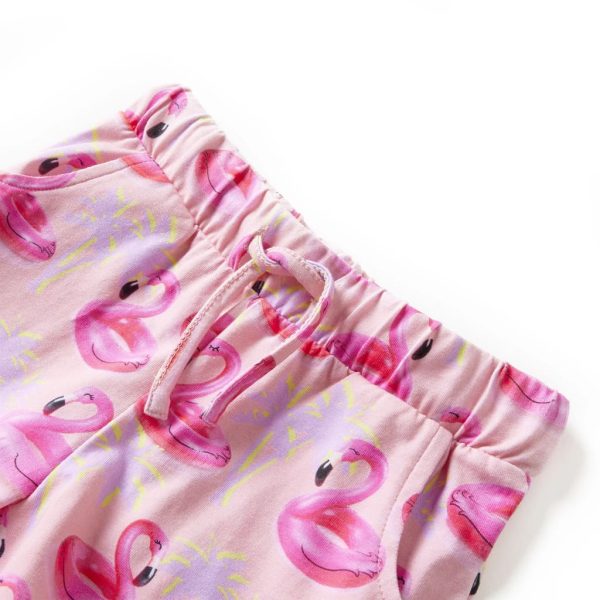 Calção para criança com cordão rosa-claro 104 - Image 3