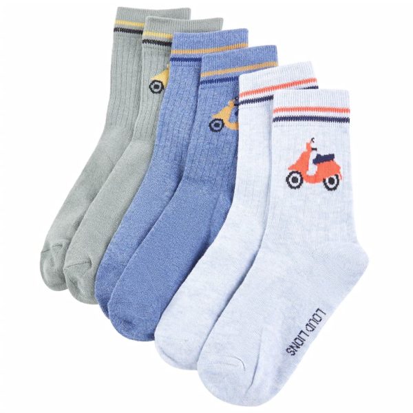 Meias para criança 5 pares UE 23-26