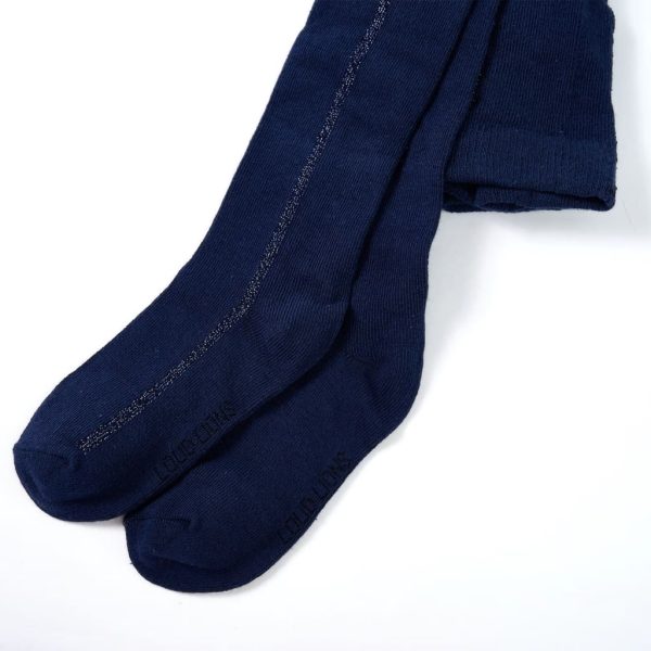Meias-calças para criança azul-marinho 140 - Image 2