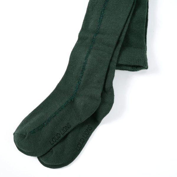 Meias-calças para criança verde-escuro 92 - Image 2