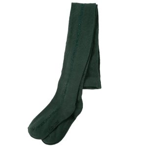 Meias-calças para criança verde-escuro 128