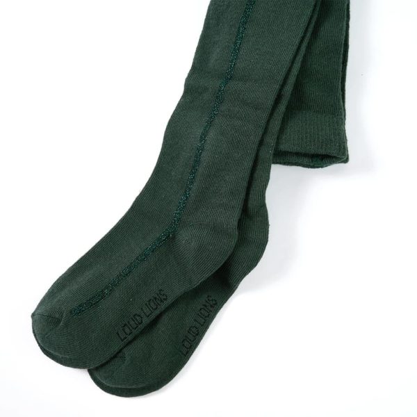 Meias-calças para criança verde-escuro 128 - Image 2
