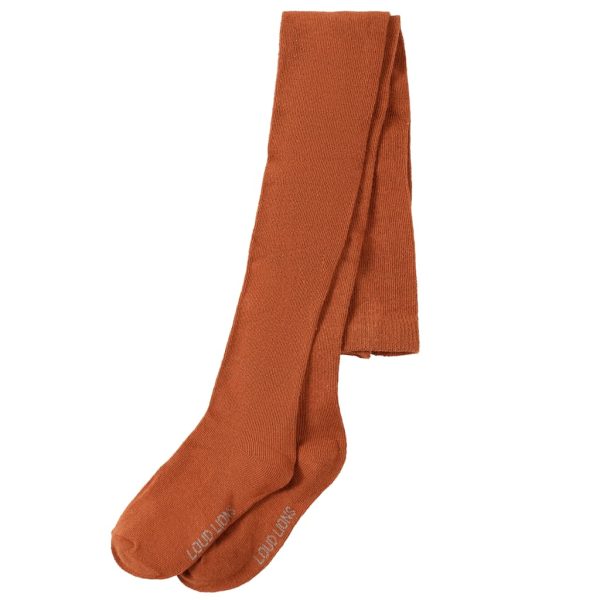 Meias-calças para criança cor conhaque 116