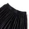 Saia plissada para criança com lurex preto 92 - Image 3