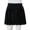 Saia plissada para criança com lurex preto 92 - Image 8