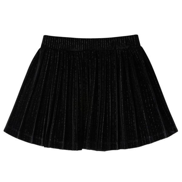 Saia plissada para criança com lurex preto 116 - Image 2