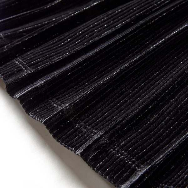 Saia plissada para criança com lurex preto 140 - Image 5