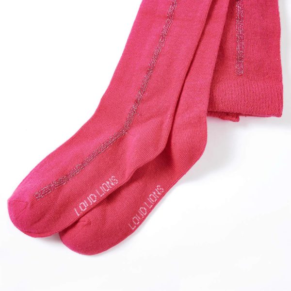Meias-calças para criança rosa-choque 116 - Image 2