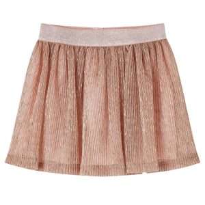Saia para criança com brilhos rosa suave 92