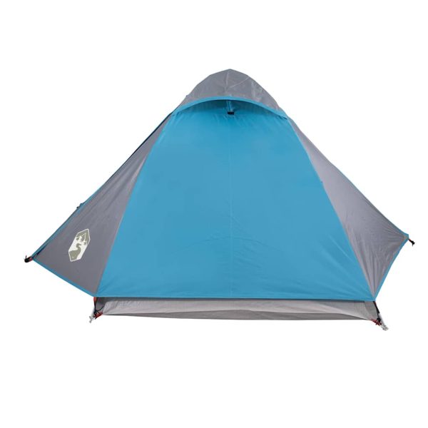 Tenda de campismo cúpula para 2 pessoas impermeável azul - Image 6